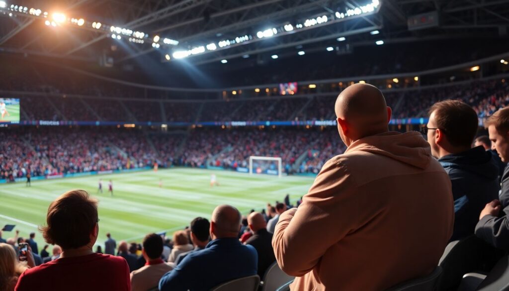 Хореография праздников и настроение на трибунах во время матчей - иллюстрация