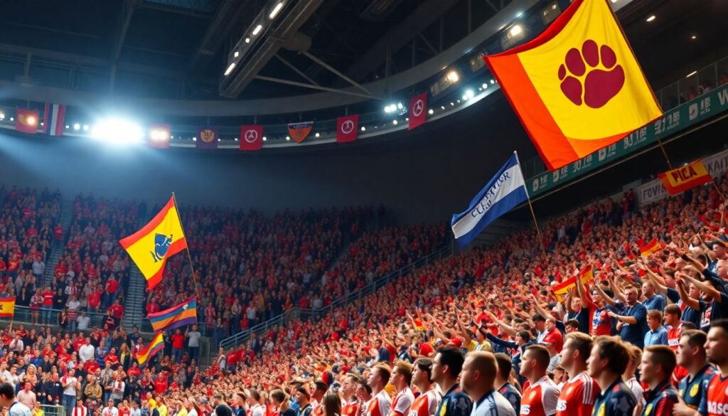 Хореография праздников и настроение на трибунах во время матчей - иллюстрация