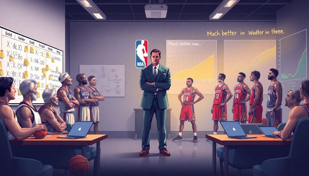 Обзор матчей НБА: ключевые моменты сезона и анализ подбора игроков - иллюстрация