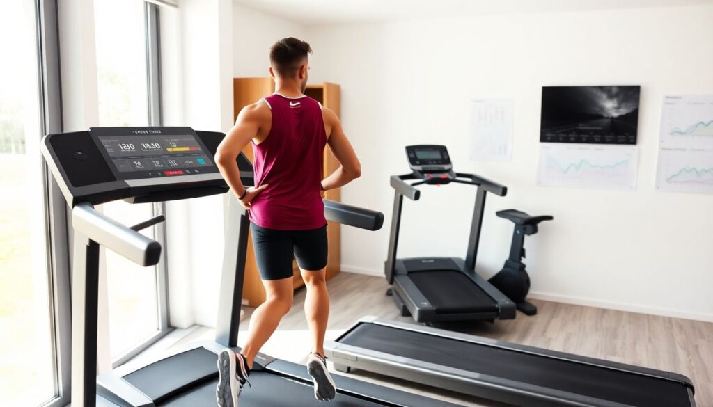 Сравнение беговых дорожек: материалы, амортизация и комфорт для марафонцев - иллюстрация