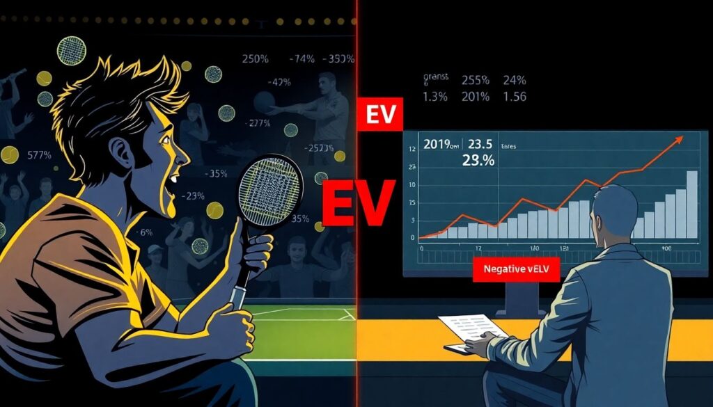 Аналітика теннисных матчей: что такое expected value и как использовать точки - иллюстрация