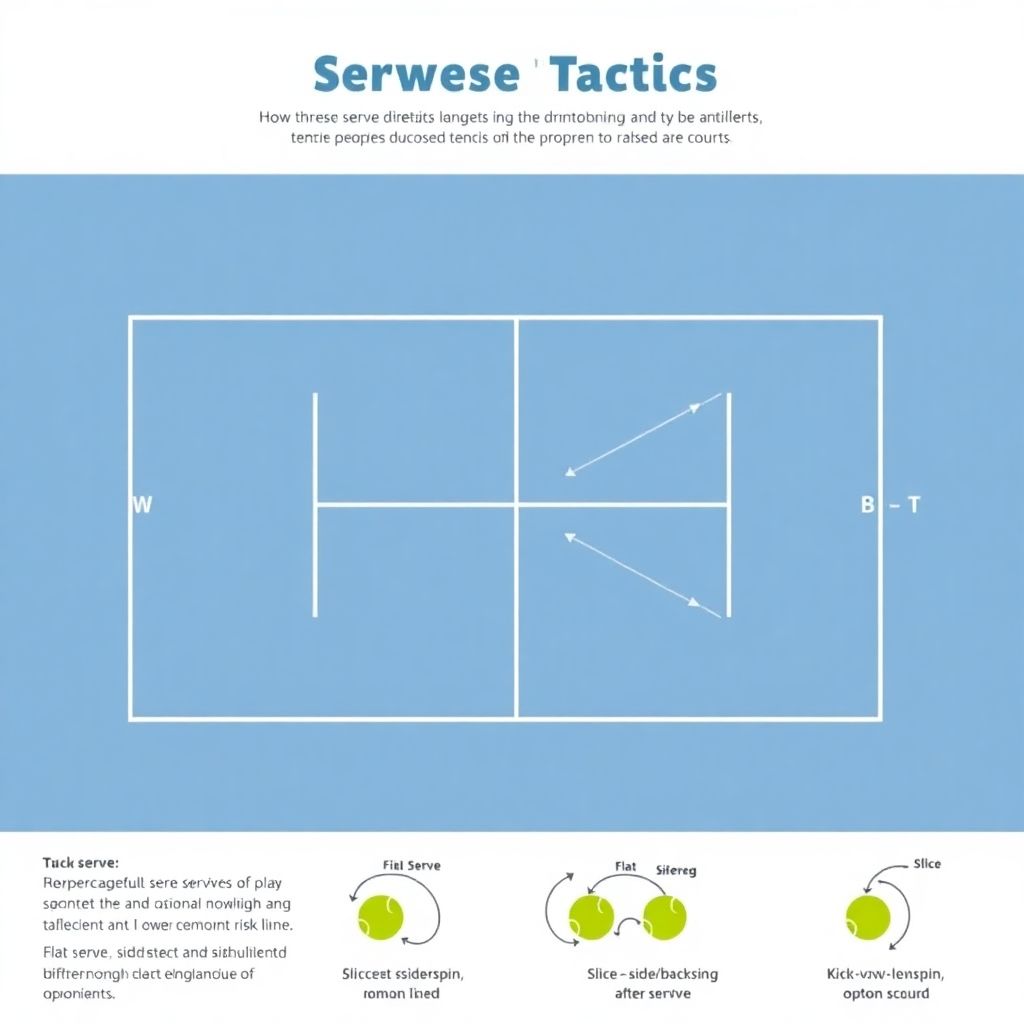 Тактика подачи в теннисе: какие подачи работают против разных соперников