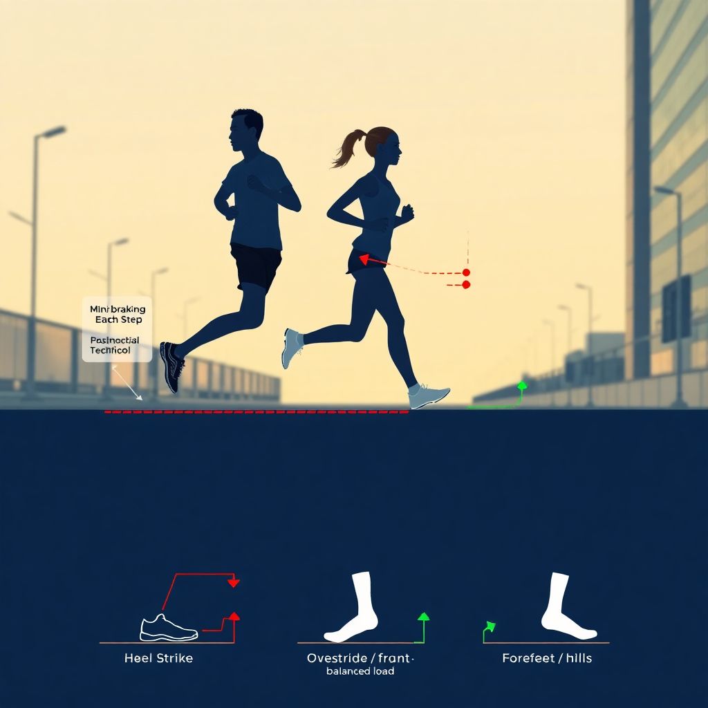 Беговая биомеханика: техника приземления и экономия энергии при беге