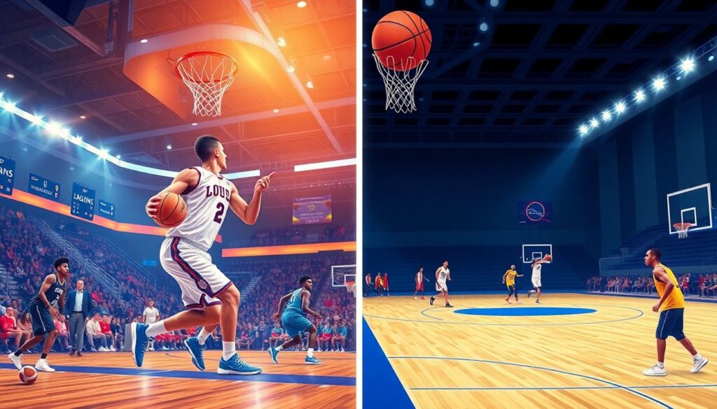 История восхождений талантов в баскетболе и их прорывы на мировую арену - иллюстрация