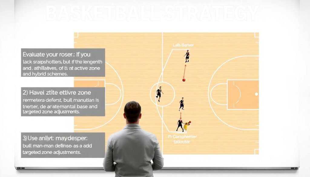Сравнение систем защиты в НБА: зоны vs мано-индивидуальная защита - иллюстрация