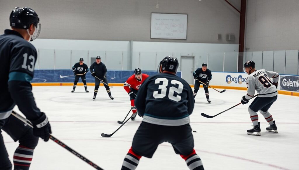 Современная стратегия в хоккее: агрессивная игра и контратаки - иллюстрация