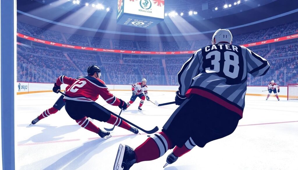 Современная стратегия в хоккее: агрессивная игра и контратаки - иллюстрация