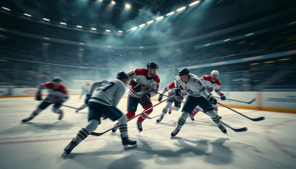 Современная стратегия в хоккее: агрессивная игра и контратаки - иллюстрация