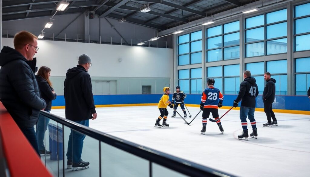 Сравнение стилей Графика-плей-метод в хоккее - иллюстрация