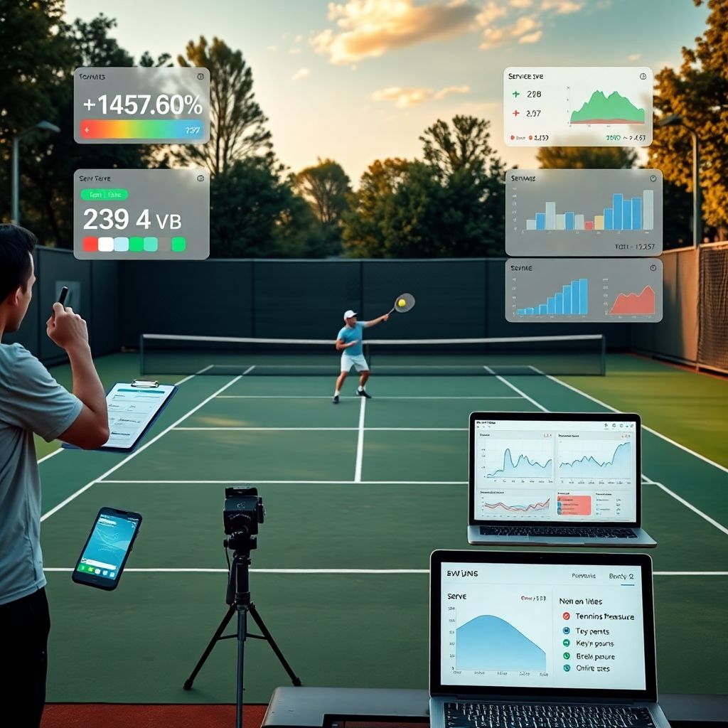Теннис и аналитика: как считать проценты первой подачи в матчах