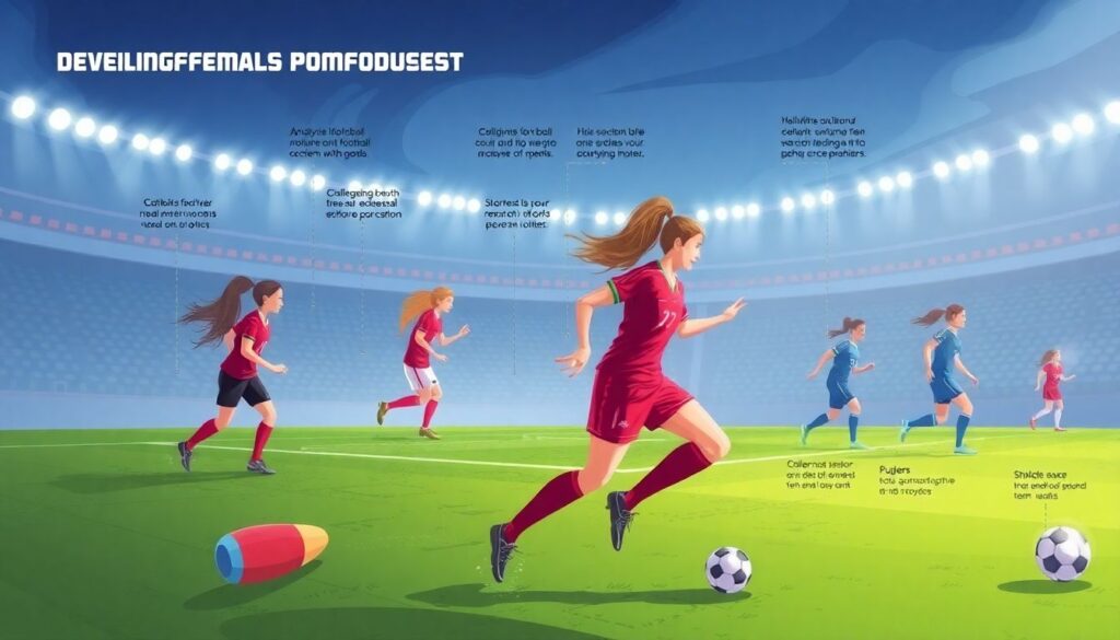 История развития женского футбола: путь к новым высотам - иллюстрация