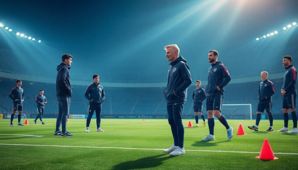 Роль физического тренера в спортивной команде - иллюстрация