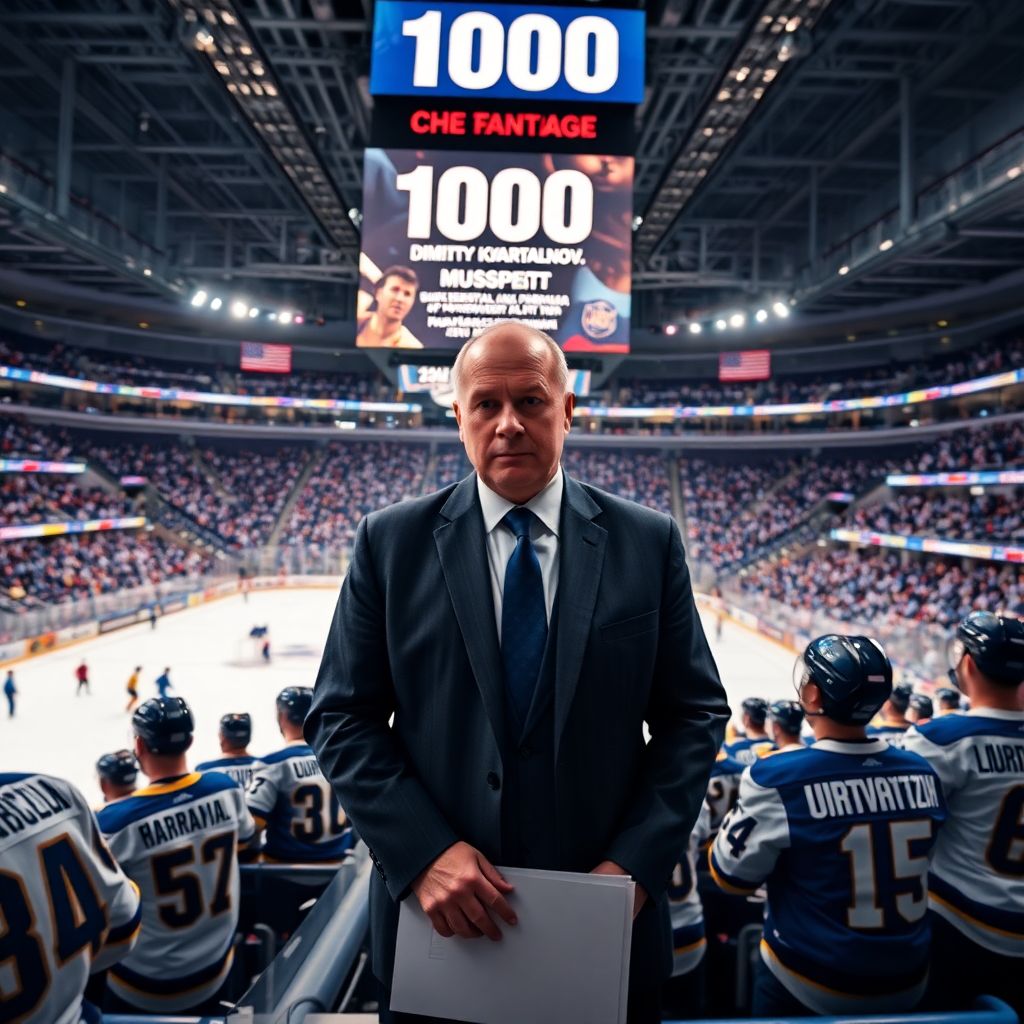 Дмитрий Квартальнов, 1000 матчей в КХЛ: историческое достижение тренера
