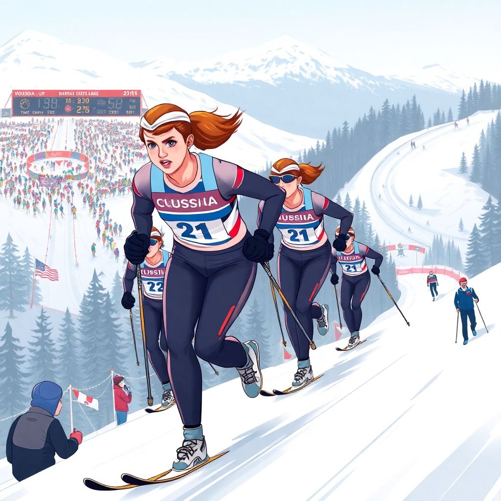 Дарья Непряева на «Тур де Ски» поднялась на 20‑е место в общем зачете