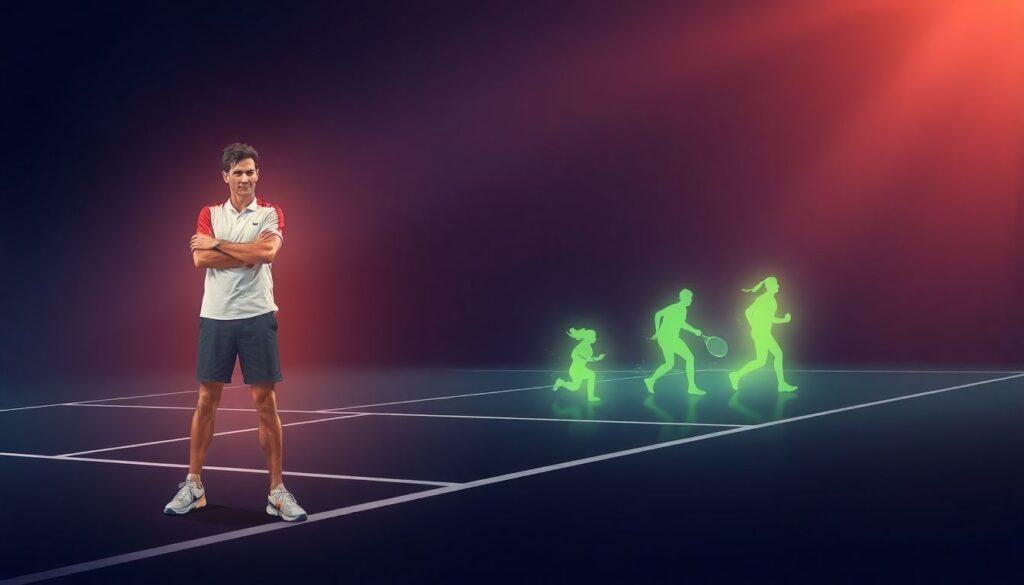 Теннисные поединки: как анализировать сетки и графики - иллюстрация