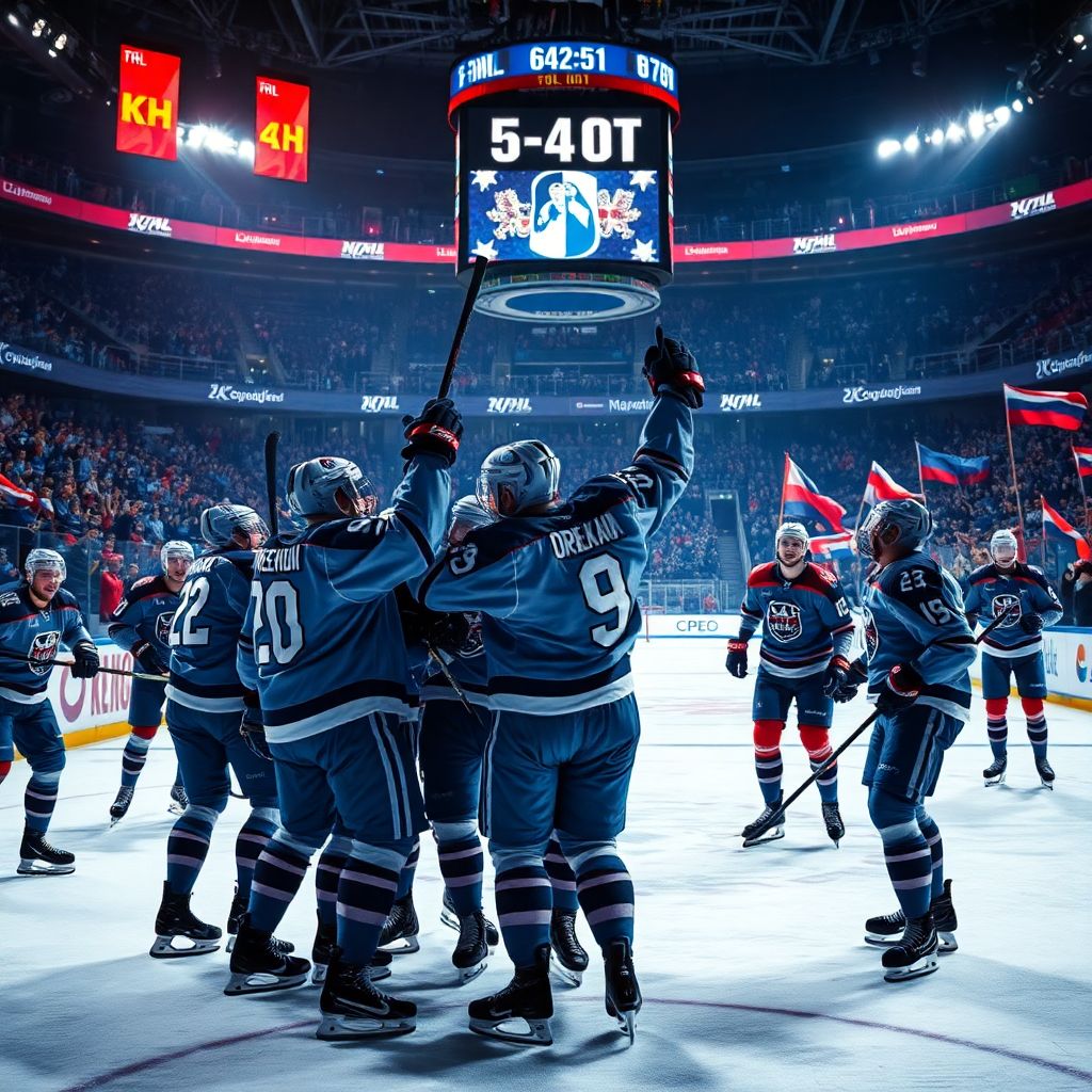 Металлург вырвал победу у Локомотива 5:4 в овертайме зрелищного матча КХЛ