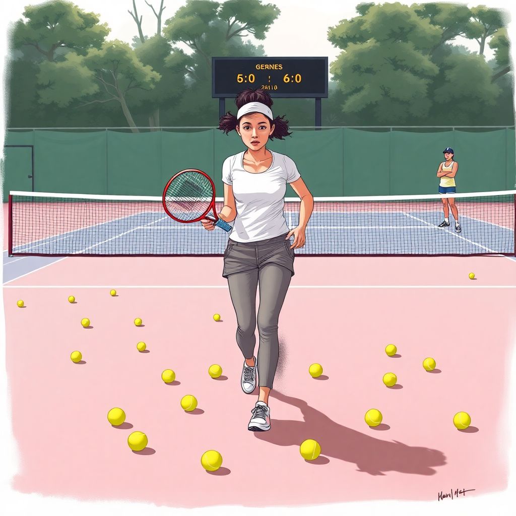 Самая странная участница тура: как матч в Найроби превратил теннисистку в посмешище